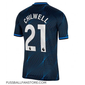 Chelsea Ben Chilwell #21 Replik Auswärtstrikot 2023-24 Kurzarm
